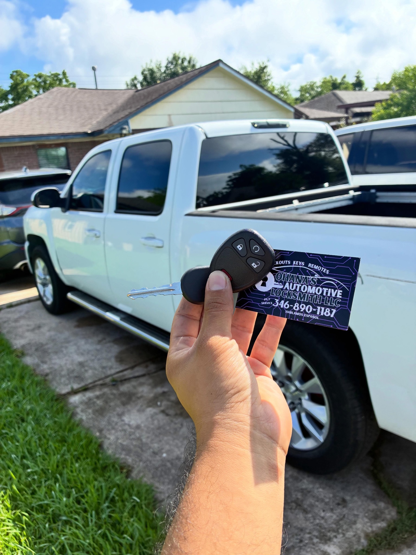 Chevy Silverado remote key replacement